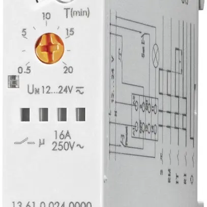 Télérupteur AMD Finder électronique, central EN-HORS 1NO 16A, 12…24VAC/DC 