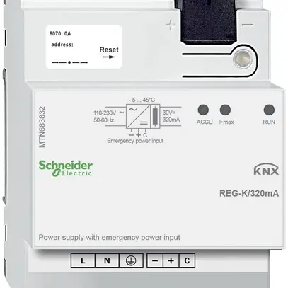 Alimentazione AMD KNX Schneider Electric 30VDC 320mA, MTN683832 