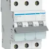 Disgiuntore Hager MCB 3P 415V tipo C 10A Icn 6kA 3UM 