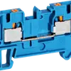 Morsetto di passaggio Push-In 0.2…6mm² blu 