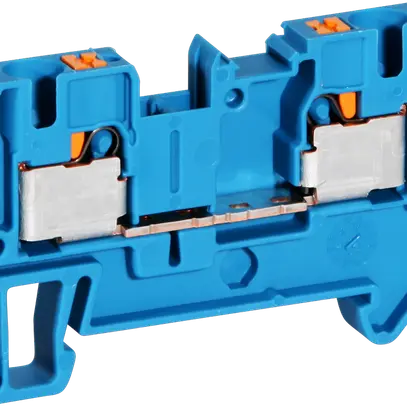 Morsetto di passaggio Push-In 0.2…6mm² blu 