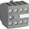 Blocco di contatti ausiliare ABB CA4-40E, 4Ch 4A AC-15, frontale a vite 