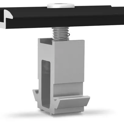 K2 DomeClamp Morsetto centrale 30-50 mm anodizzato nero 