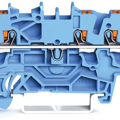 Borne de passage WAGO TopJob-S 2.5mm² 3L bleu série 2202 