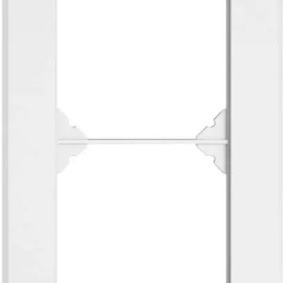 Intestazione INC EDIZIO.liv SNAPFIX® 4×1 per combinazioni a libera scelta bianco 