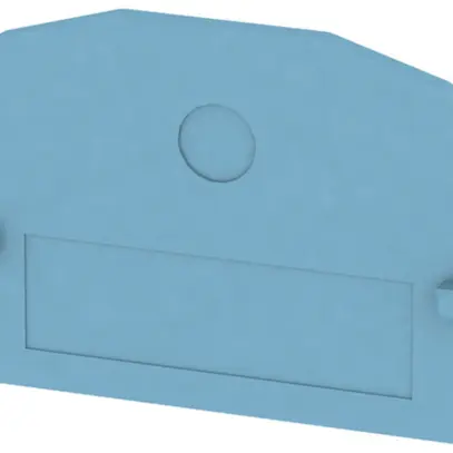 Parete d'estremità/intermedia Weidmüller ZAP/TW ZDUA 35×24.6mm blu 