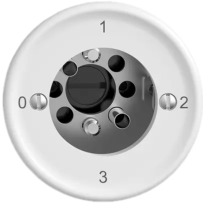 Interrupteur rotatif STANDARDdue SNAPFIX® 5/1L sans cylindre bc 