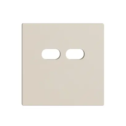 Kit di montaggio Feller EDIZIOdue per presa USB 18W 2×tipo C crema 