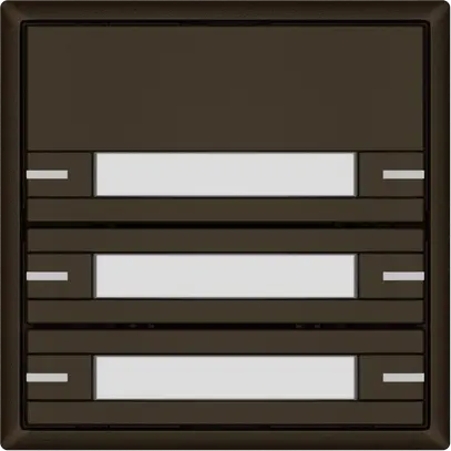 Pulsante universale EDIZIO.liv UNI SNAPFIX® 12…48V c.LED 3× com.2T targ.ma 