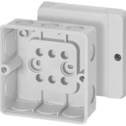 Scatola di derivazione AP Hensel DE9340 grigio per tubo diametro 6.5…18mm 