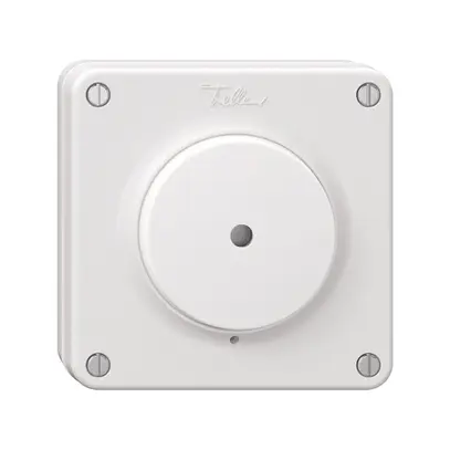 Contact à poussoir lum.NUP NEVO a.lentille frontale LED jn, F/O 1L, bc, membr.bc 