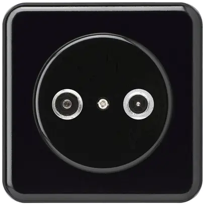 Presa d'antenna INC basico TV-R mont.C 19dB 2GHz nero 