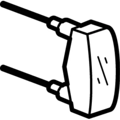 Lampada di ricambio 230V 0.5mA verde 