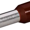 Embout de câble type A isolé 18mm²/16mm brun 