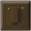 Interruttore/tasto rotativo INC per tapparella KLI marrone 