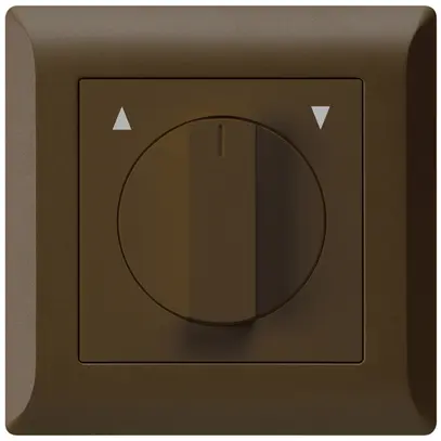 Interruttore/tasto rotativo INC per tapparella KLI marrone 