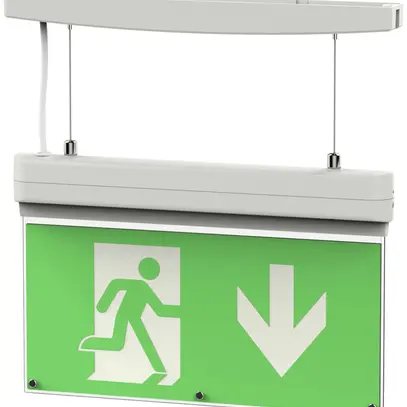 Lampada d.segnalaz.d'emerg.LED DOTLUX EXITmulti IP20 2W 3h fc/fa at appa./inca. 