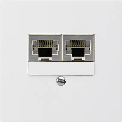Scatola INC kallysto 2×RJ45s bianco parallelo 