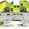 Morsetto di protezione WAGO TOPJOB-S 16mm² 2L verde/giallo serie 2216 
