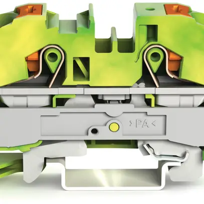 Morsetto di protezione WAGO TOPJOB-S 16mm² 2L verde/giallo serie 2216 