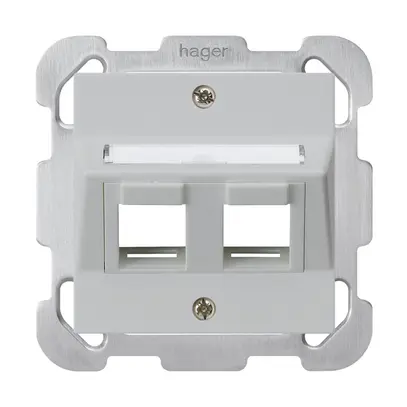 Kit di montaggio INC kallysto 2×Keystone grigio chiaro con piastra di fissaggio 