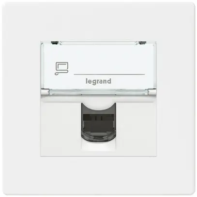 Supporto inserto AP ATO 1×RJ45 bianco per Systimax 
