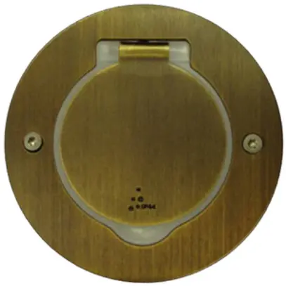 Presa da suolo Arnould ART, rotondo, 1×T13, zama, bronzo 