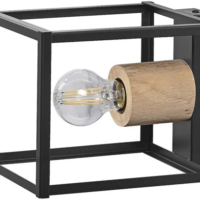 Plafoniera/applique LEDVANCE DECOR NAIROBI E27 1×15W 170×227mm nero 