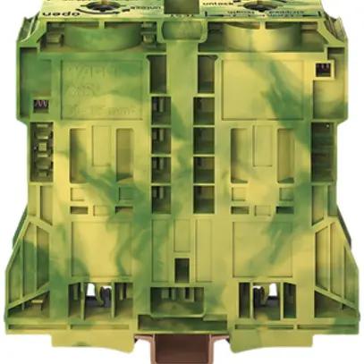 Morsetto di passaggio WAGO 120mm² verde/giallo 