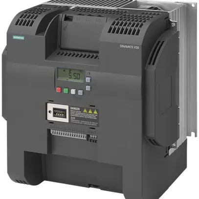 Convertitore di frequenza Siemens SINAMICS V20 22kW 3AC non-filtrato Modbus 