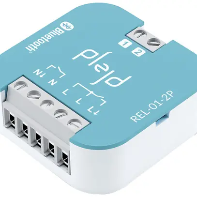 Attuatore-commutatore RF INS Plejd REL-01-2P, 1-canale 1/2P, 230V/16A, Bluetooth 