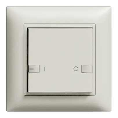 Poussoir ENC ZEP 1c/1t ON-OFF avec LED EDIZIOdue gris clair 