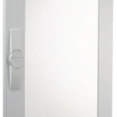 Porte droite Hager Univers 519×1369×12mm version porte à regard IP44 blanc 