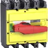 Interuttore di carico Schneider INS 4L 400A con maniglia rotativa rosso/giallo 