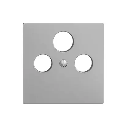 Plaque frontale EDIZIOdue silver pour SAT 