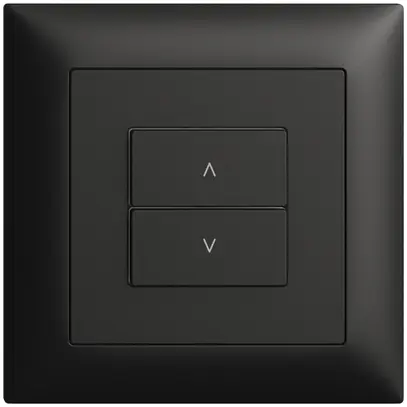 Comando per interruttore tapparelle INC 1c/2t Edue Wiser nero 