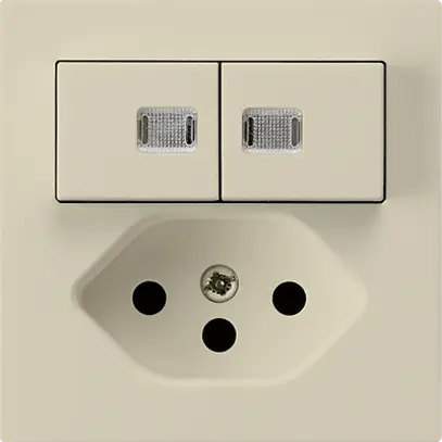 Combinaison lumineuse 1/3+3/1P+T13 beige kallysto 2 lentilles 