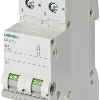 Interruttore AMD Siemens SENTRON 5TL1, 40A/440V 2L 2Ch, 2UM 