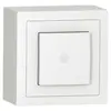 Interrupteur lumineux AP SIDUS A 3/1L blanc 