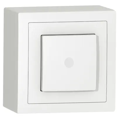 Interrupteur lumineux AP SIDUS A 3/c blanc 