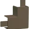 Angle plat Hager tehalit.LF/LFF 33×20mm brun IP30 
