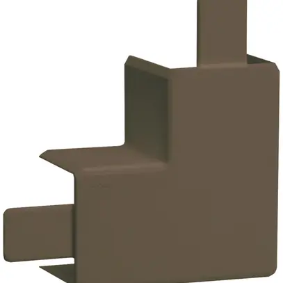 Angolo piatto Hager tehalit.LF/LFF 33×20mm marrone IP30 
