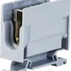 Borne de dérivation Woertz 16…35mm² 125A 750V vis 2×1 rail DIN 35mm gris 