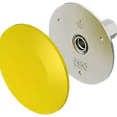 Punto fisso di terra Bettermann 205 DG V4A, M10/12, Ø80×40mm 