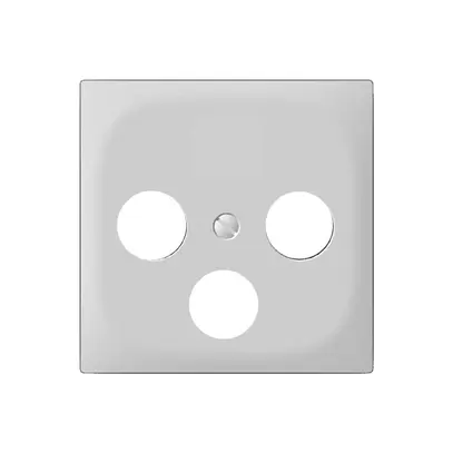 Placca frontale SIDUS per scatola R/TV/sat bianco 