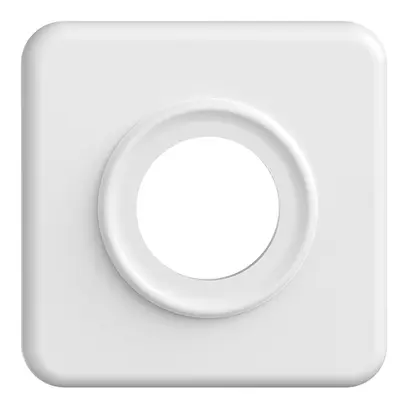 Kit montaggio STANDARDdue Lampada spia, bianco, senza calotta 