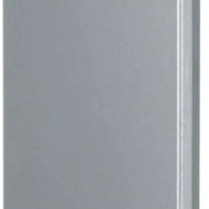 Abschlussplatte Hager BRA 65210B PC/ABS alu 