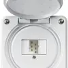 UP-Anschlussdose robusto IP55 weiss 1×TT83 für Kombination 