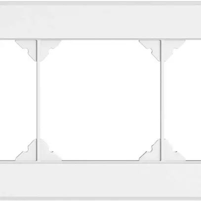 Intestazione INC EDIZIO.liv SNAPFIX® 1×3 per combinazioni a libera scelta bianco 