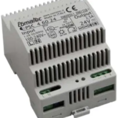 Alimentation AMD Comatec PSC4, IN: 100…240VAC, OUT: 24VDC/60W, 4UM 